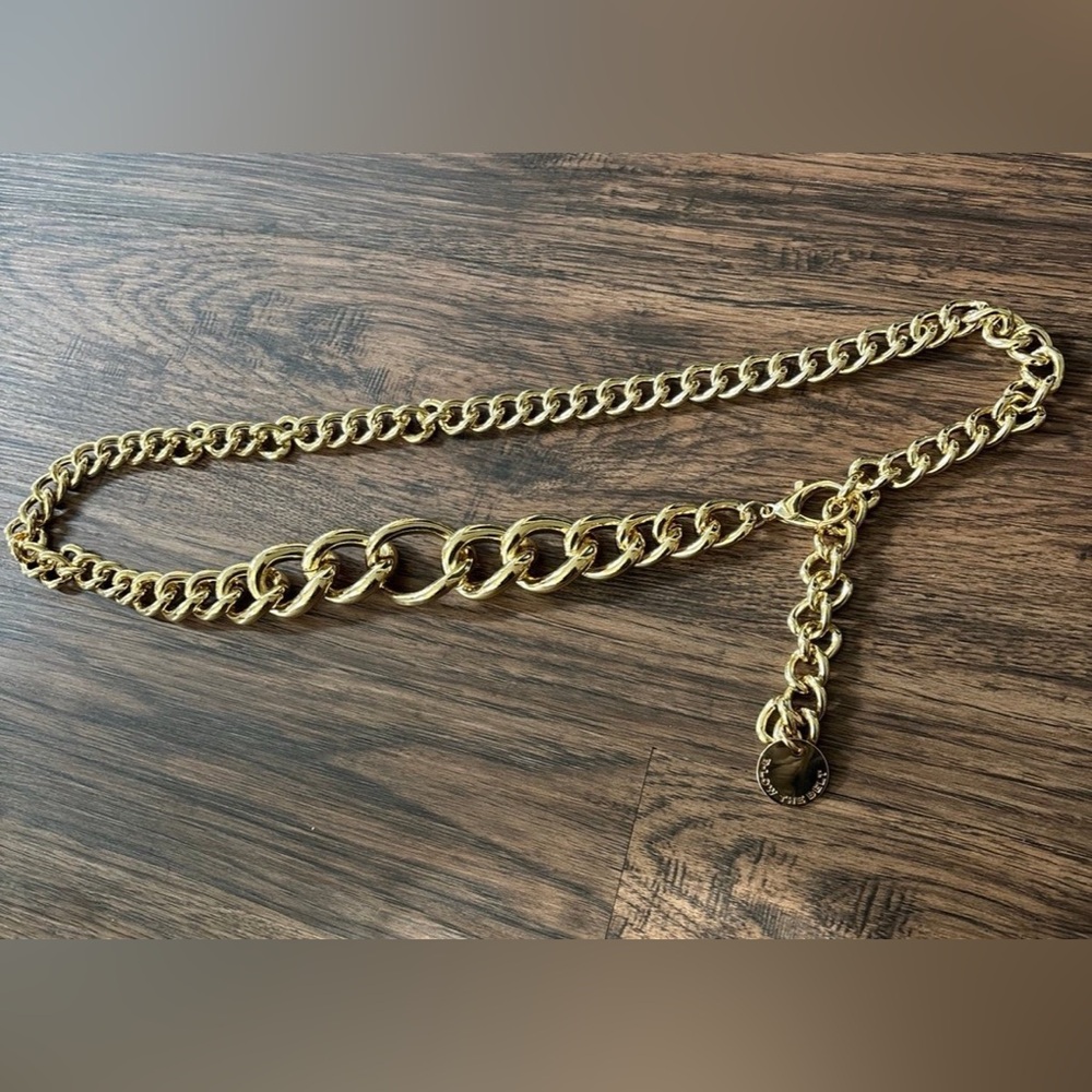 REVOLVE Gold Chain Link Waist Belt